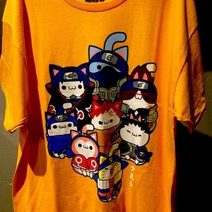 Naruto Cat T-shirt